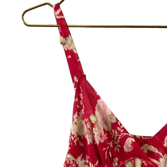 Oscar de la Renta Pink Label Rose Floral Nightgown Sleepwear Size Small - Picture 3 of 7